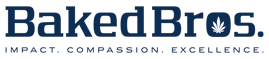 Baked Bros logo with slogan